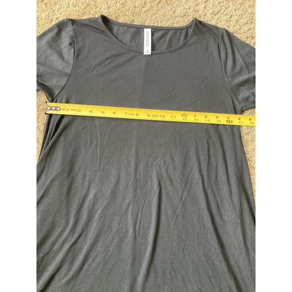 Zenana Women's Black Flared T-Shirt Midi Knee Length Dress with Side Pockets Med - Picture 4 of 10